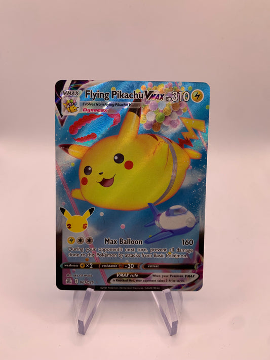 Pokemon Karte Vmax Fliegendes Pikachu 7/25 Deutsch