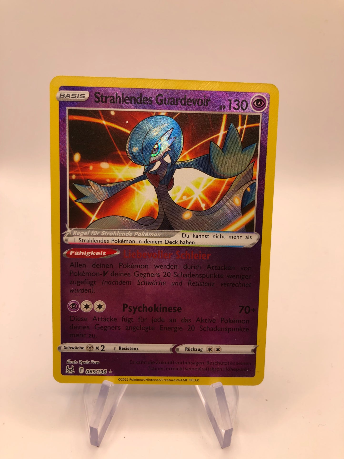 Pokemon Karte Strahlendes Guardevoir 69/196 Deutsch