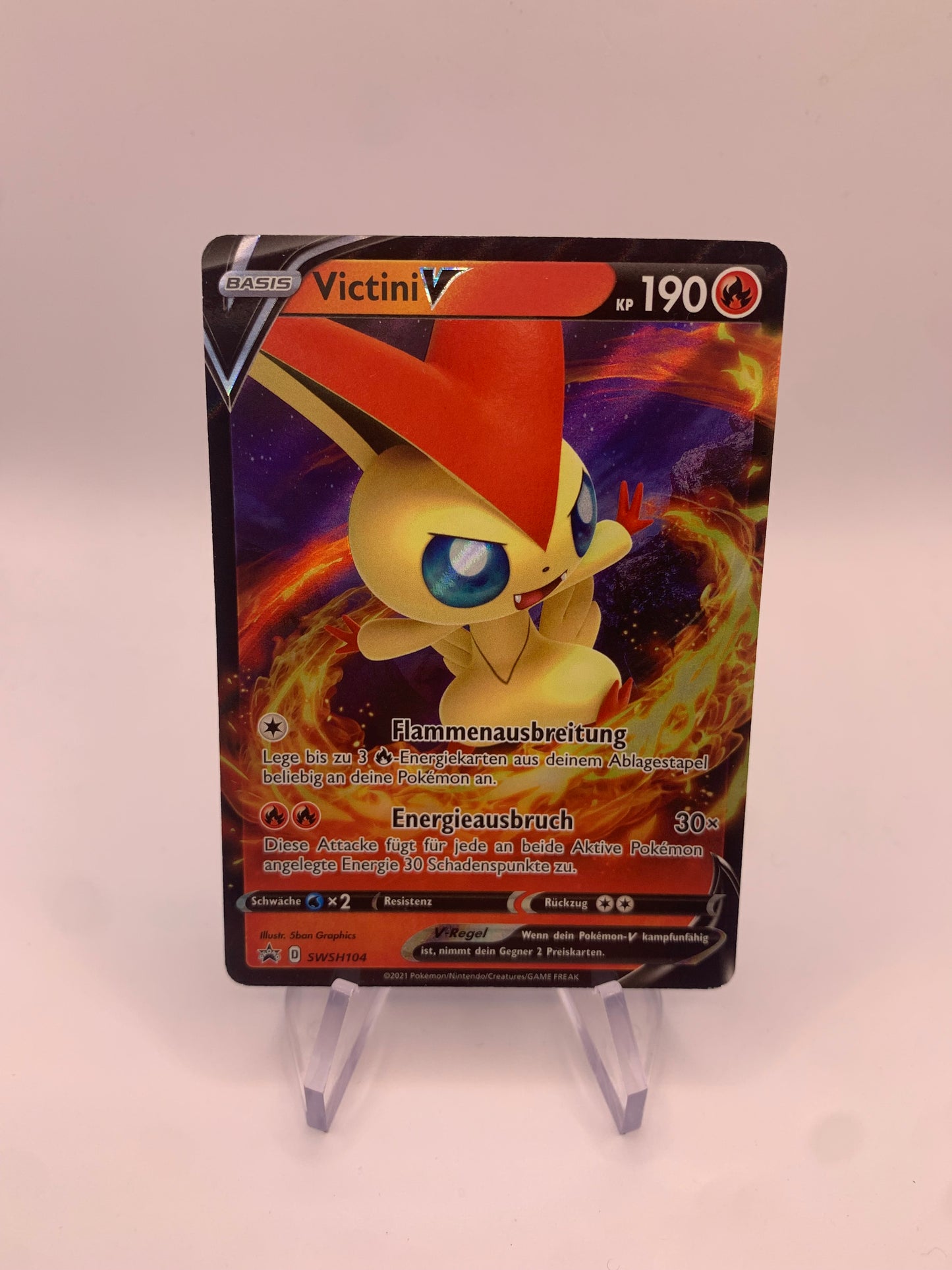 Pokemon Karte V Promo Victini SWSH104 Deutsch