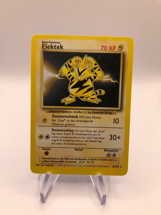 Pokemon Karten Elektek 20/102 Deutsch