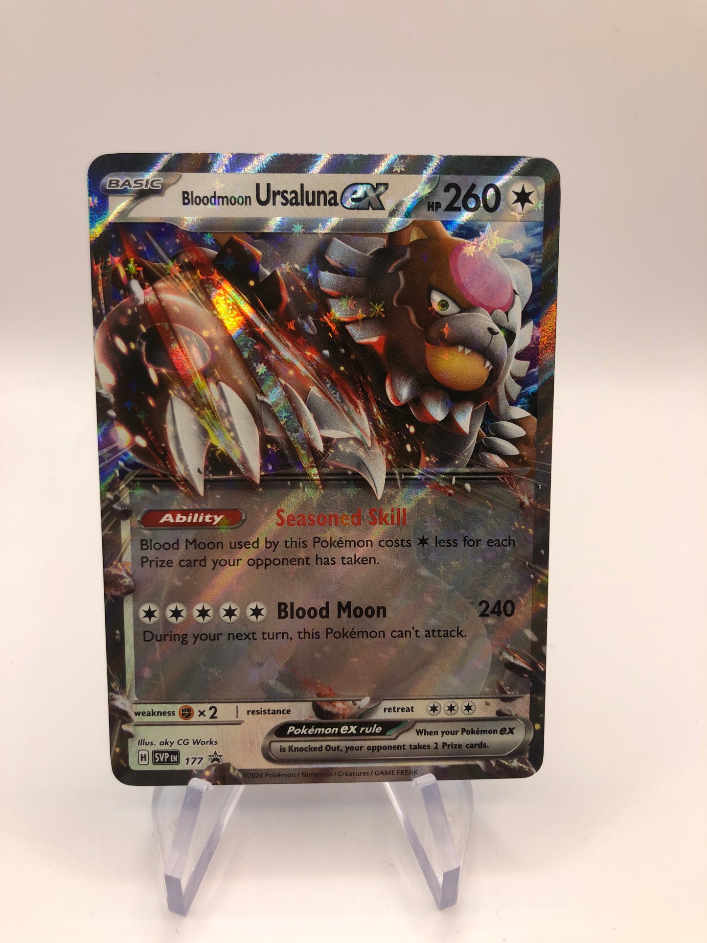 Pokemon Karte Ex Promo Ursaluna 177 Englisch