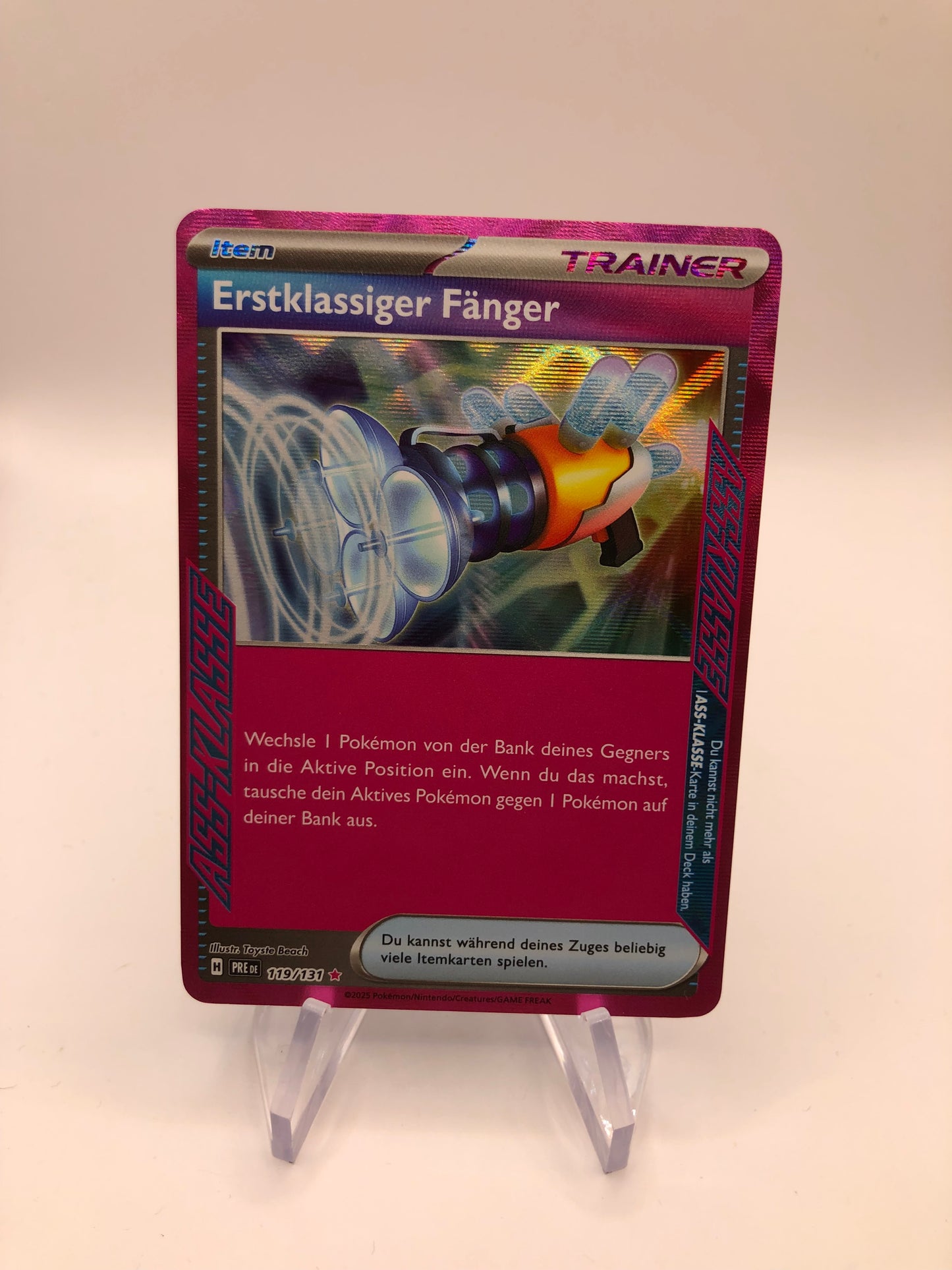 Pokemon Karte Trainer Erst Klassikerfänger 119/131 Deutsch