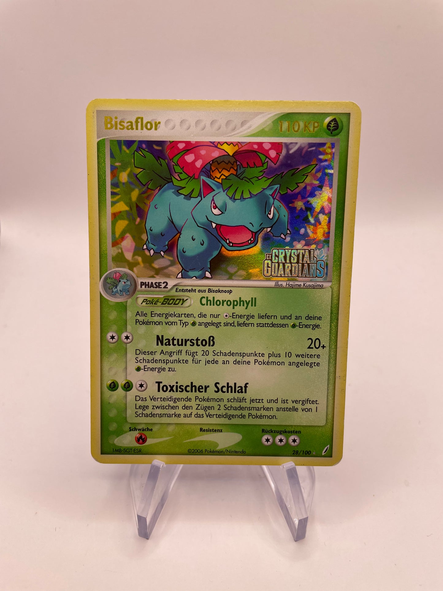 Pokemon Karte Holo Bisaflor 28/100 Deutsch