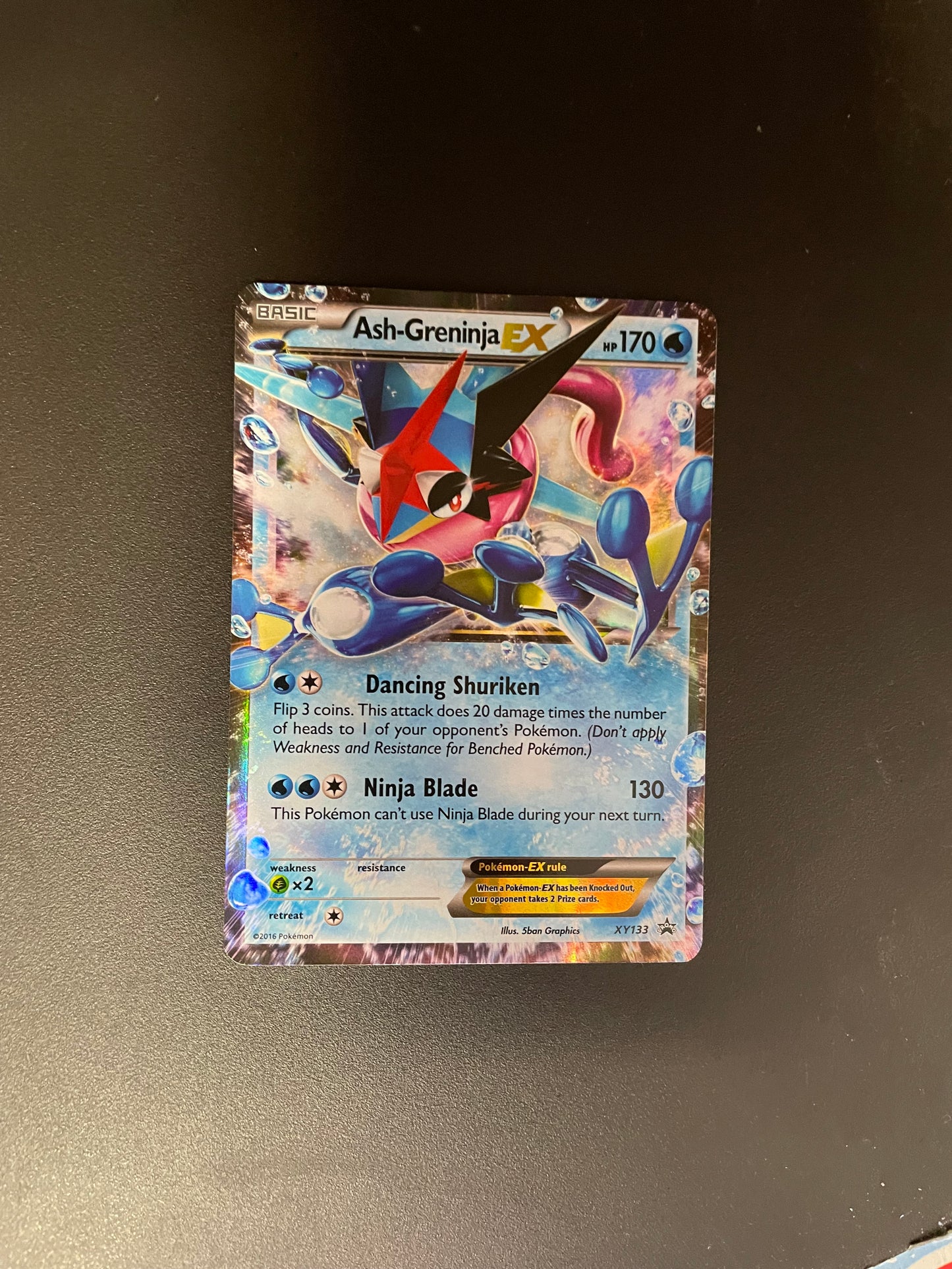 Pokemon Karte Ex Ash-Greninja XY133 Englisch