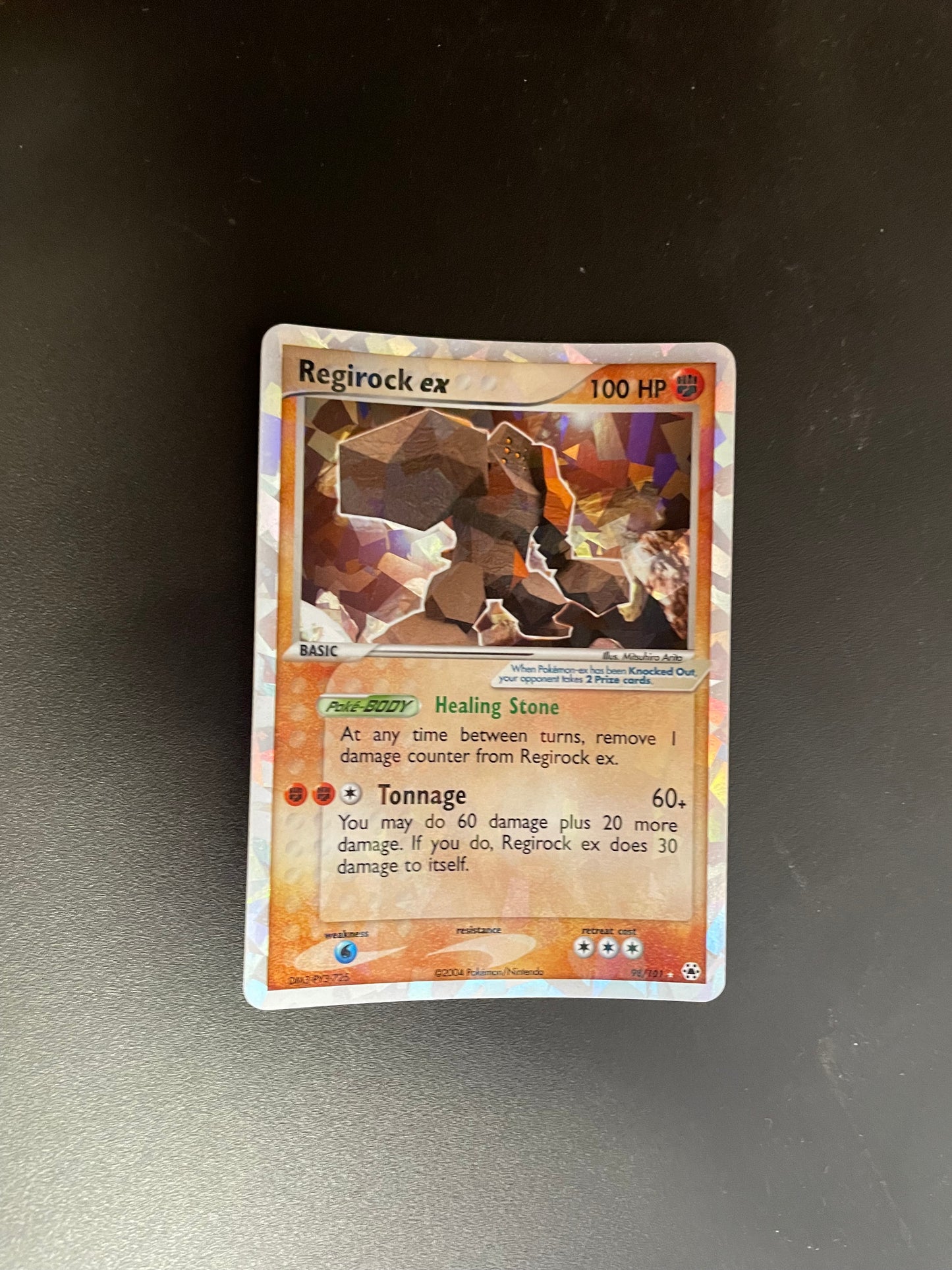 Pokemon Karte Ex Regirock 98/101 Englisch