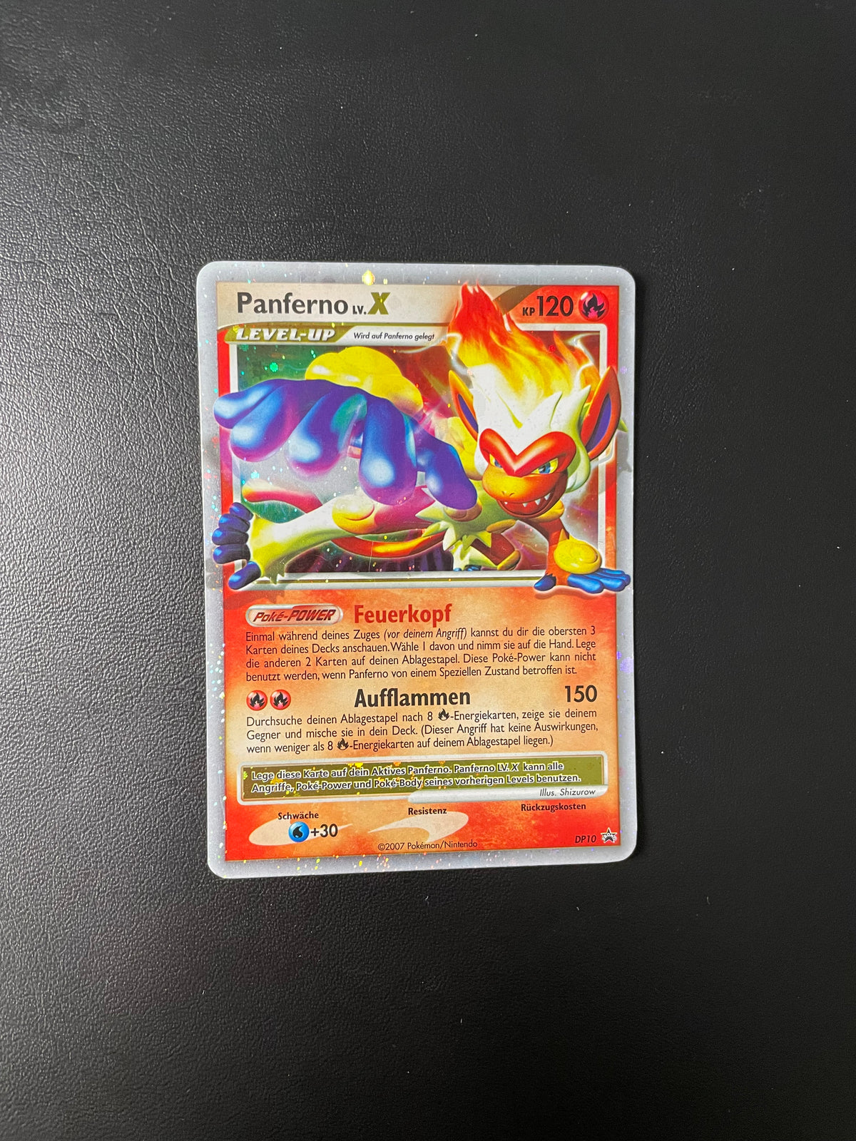 Pokemon Karte Lv.X Promo Panferno DP10 Deutsch