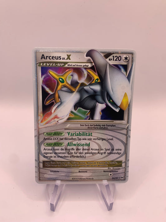 Pokemon Karte Lv.X Arceus 94/99 Deutsch