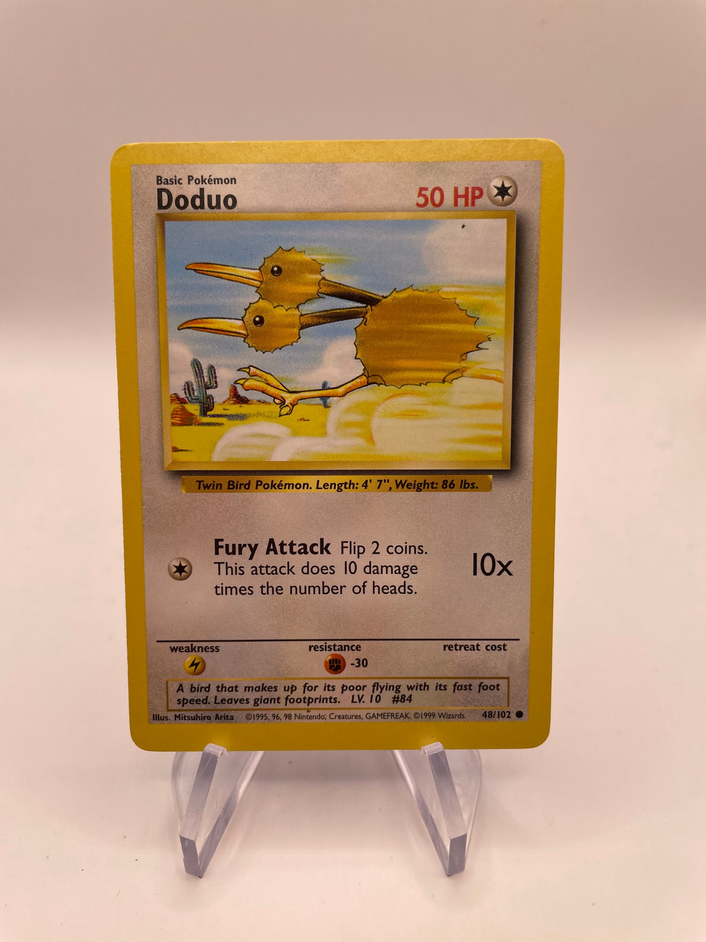 Pokemon Karte Base-Set Doduo 48/102 Englisch