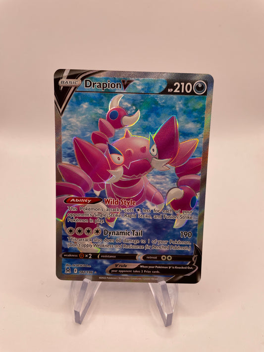Pokemon Karte V Drapion 182/196 Englisch