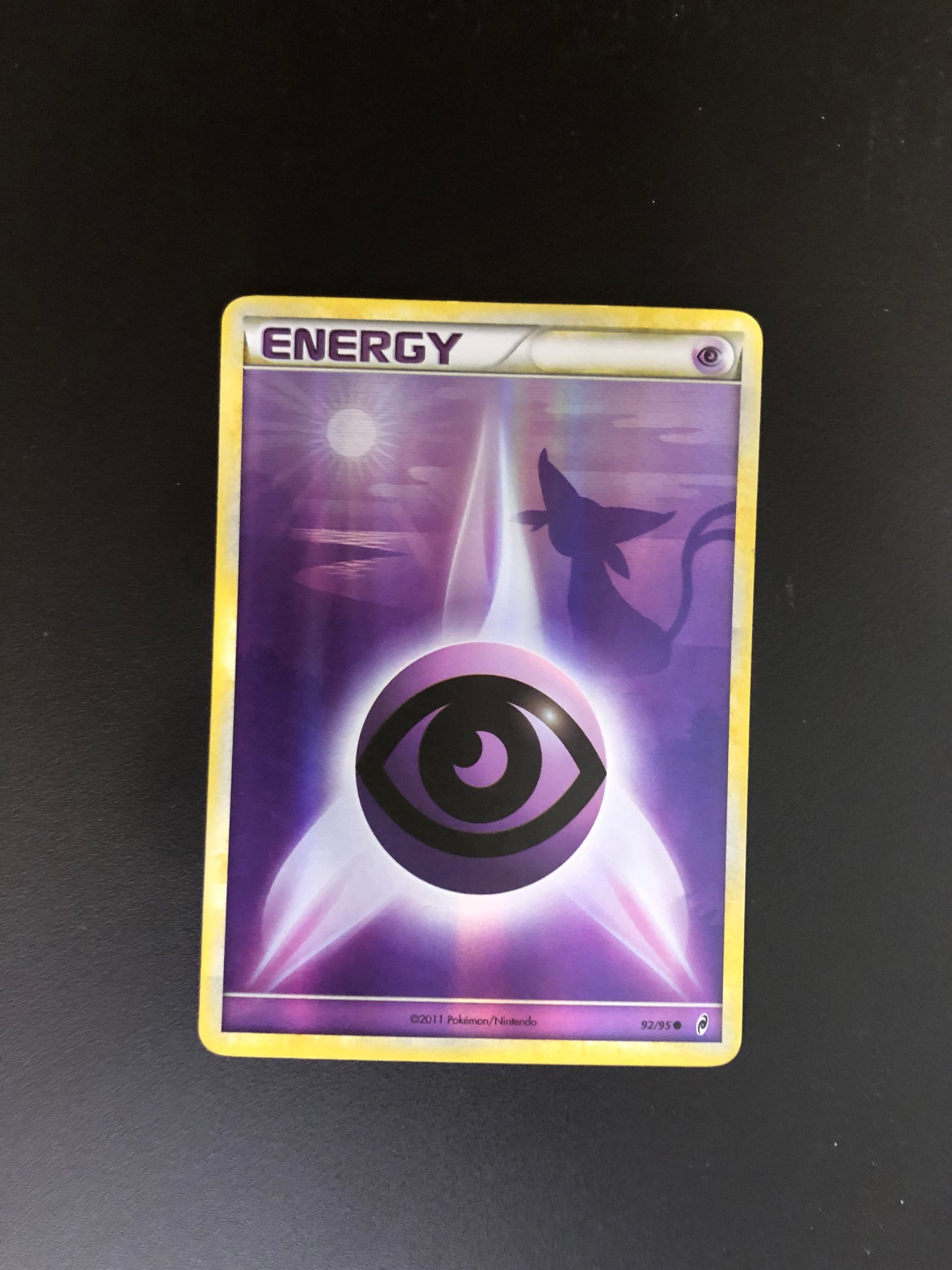 Pokemon Karte Revers Psycho-Energie 92/95 Englisch