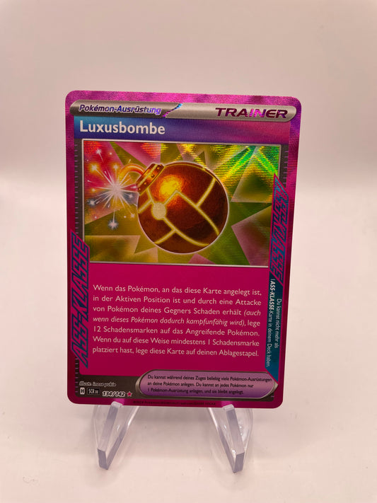 Pokemon Karte Trainer Luxusbombe 134/142 Deutsch