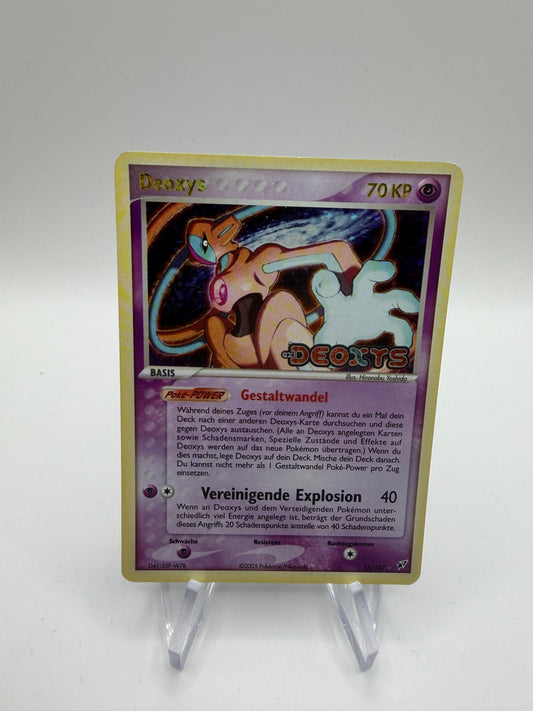 Pokemon Karte Stamp Deoxys 16/107 Deutsch