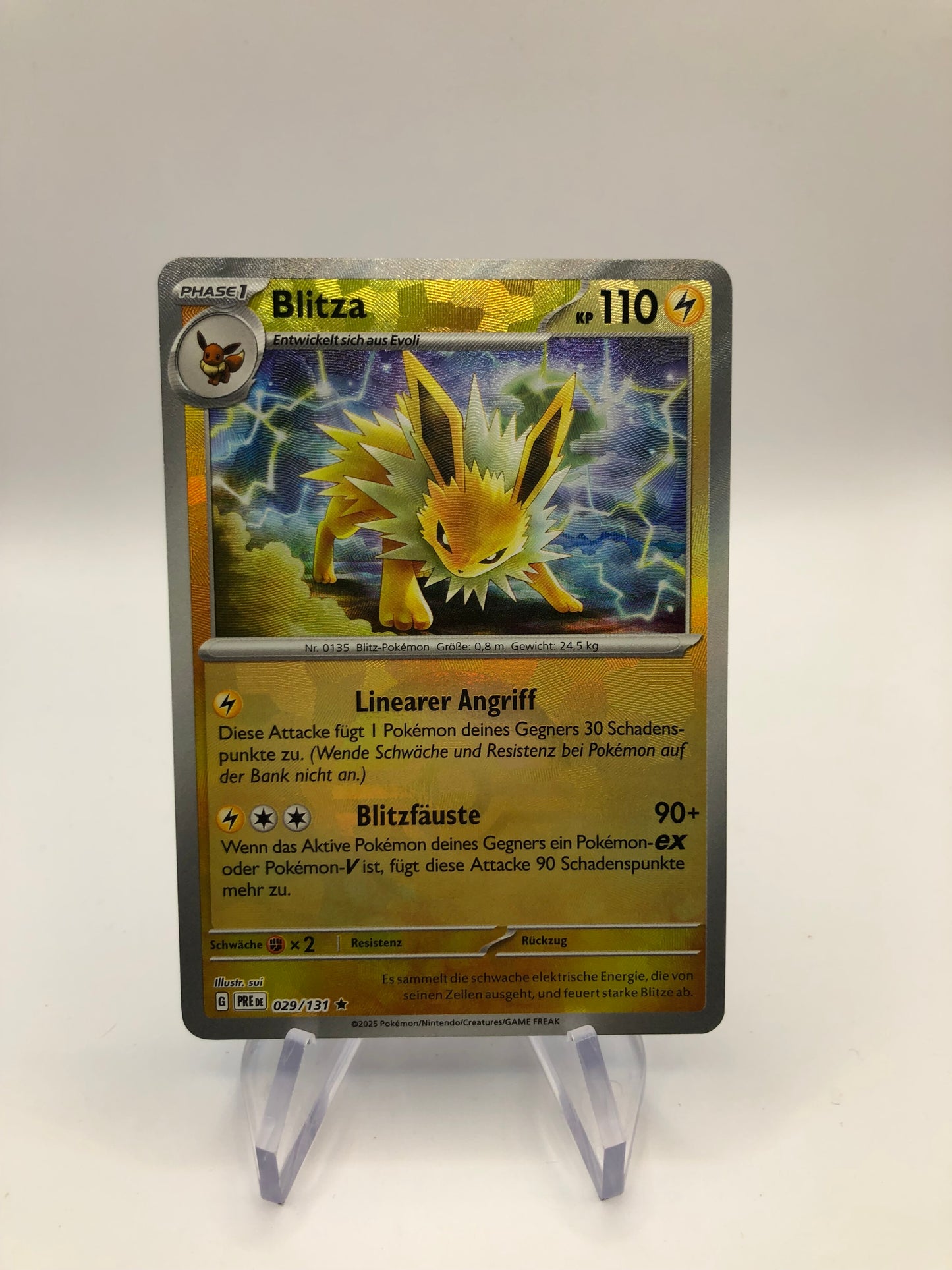 Pokemon Karte Revers Blitza 29/131 Englisch