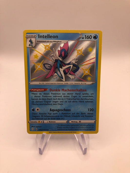Pokemon Karte Shiny Intelleon SV027/SV122 Deutsch