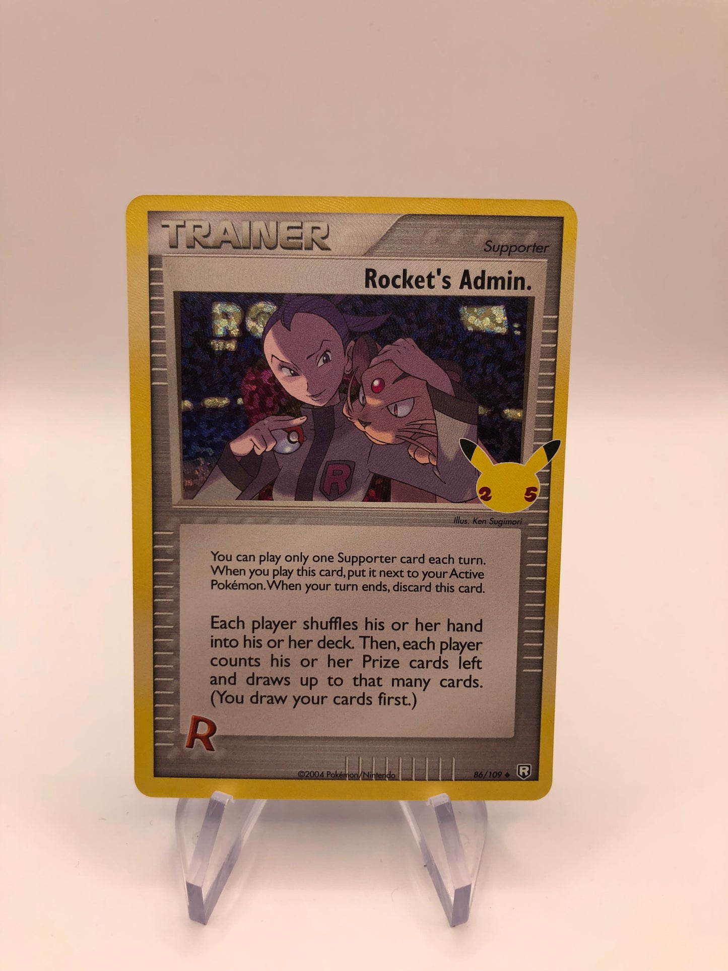 Pokemon Karte Trainer Rockets Amin 86/108 Englisch
