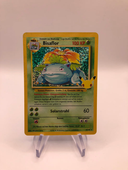 Pokemon Karte Holo Celebration Bisaflor 15/102 Deutsch