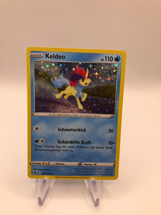 Pokemon Karte Holo Keldeo 45/189 Deutsch
