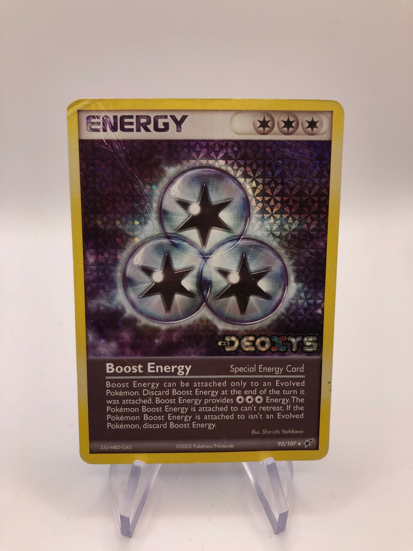 Pokemon Karte Revers Energiw 93/107 Englisch