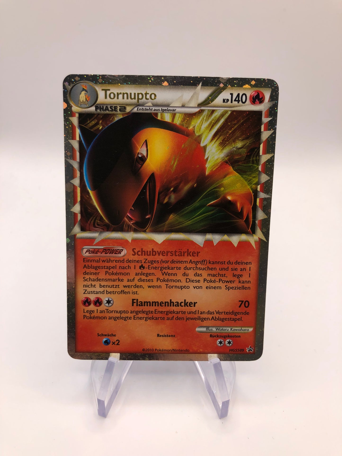 Pokemon Karte Promo Prime Tornupto HGSS09 Deutsch