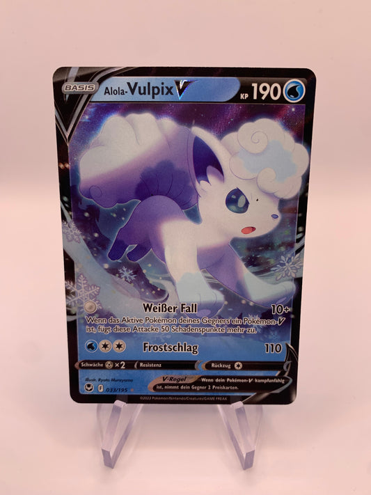 Pokemon Karte V Alola- Vulpix 33/195 Deutsch