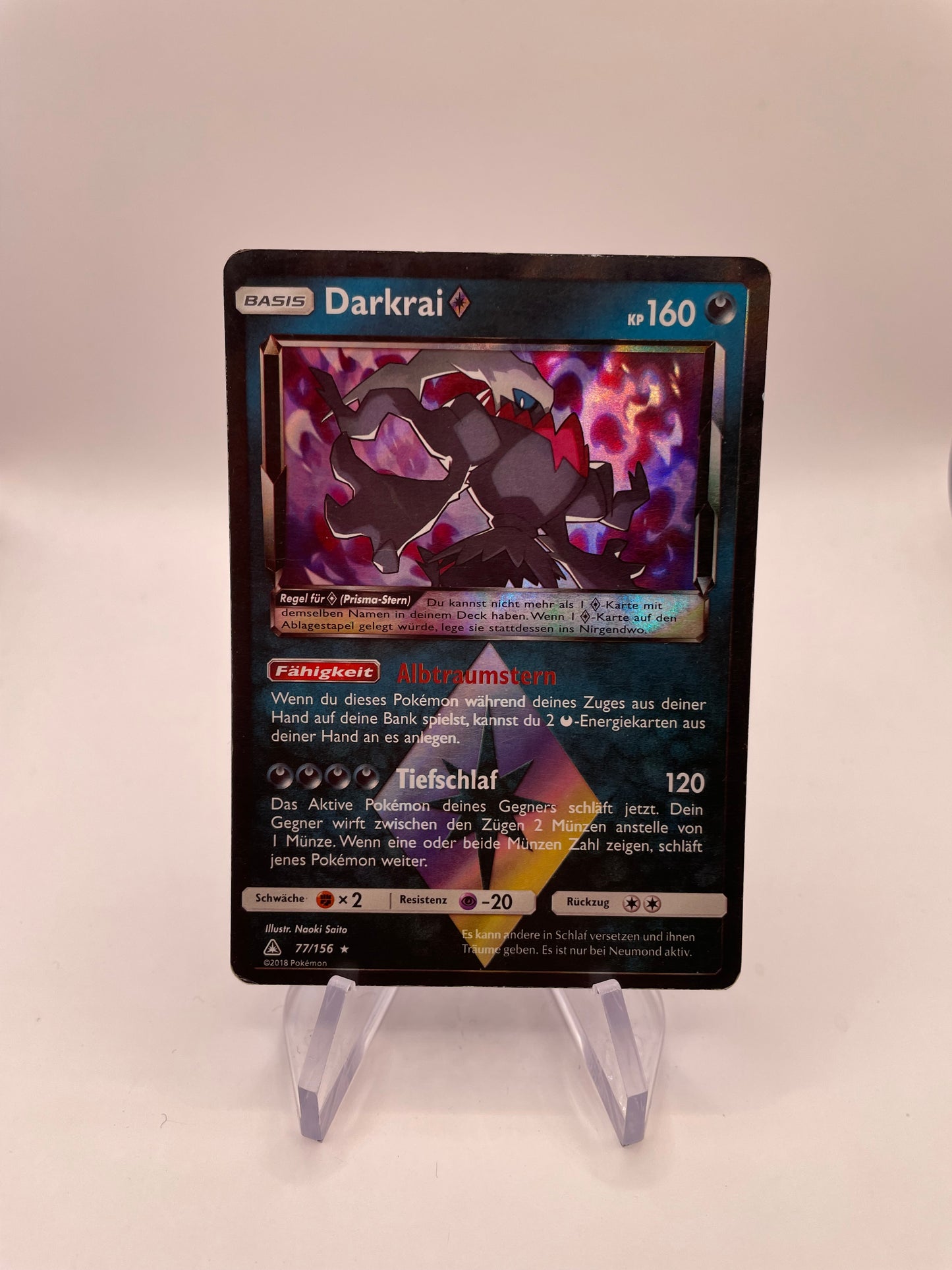Pokémon Karte Darkrai 77/156 Deutsch