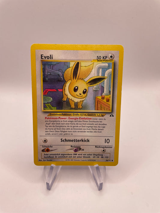 Pokemon Karte Neo Discovery Evoli 38/75 Deutsch