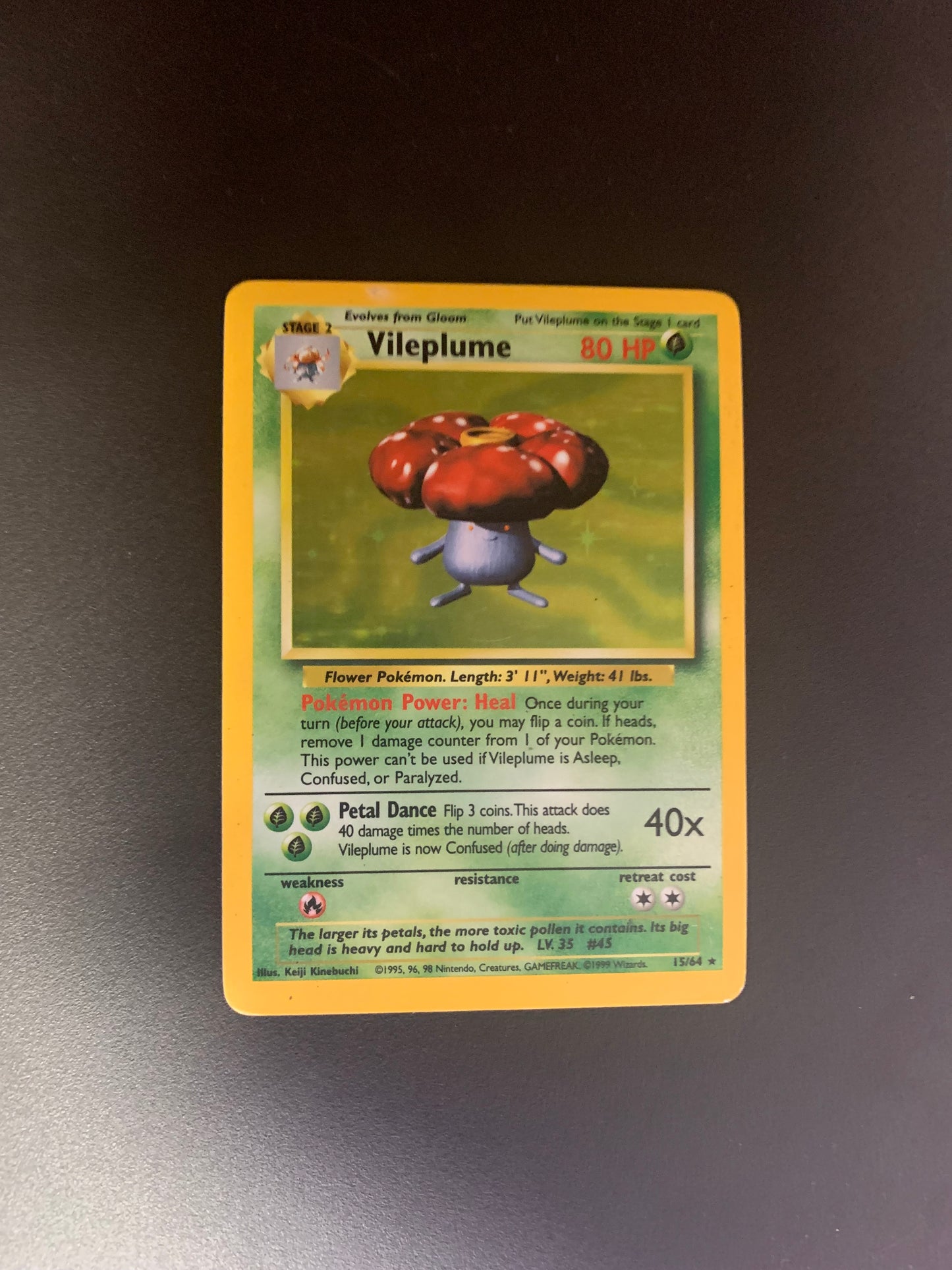 Pokemon Karte Duflor 37/64 Englisch