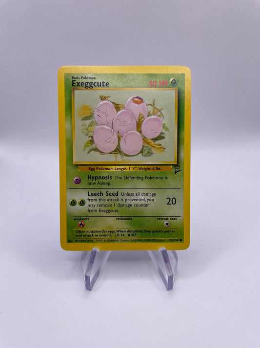 Pokemon Karte Base Set 2 Exeggcute 74/130 Englisch
