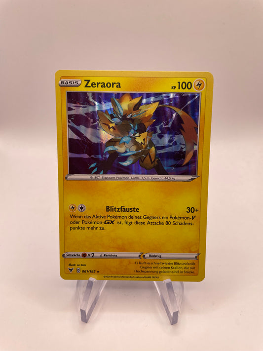 Pokémon Karte Holo Zeraora 61/185 Deutsch