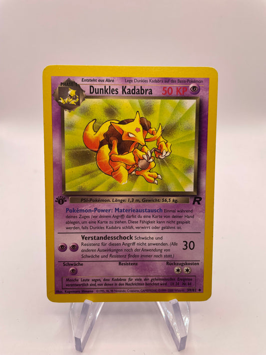 Pokemon Karte Rocket Dunkles Kadabra 39/82 Deutsch