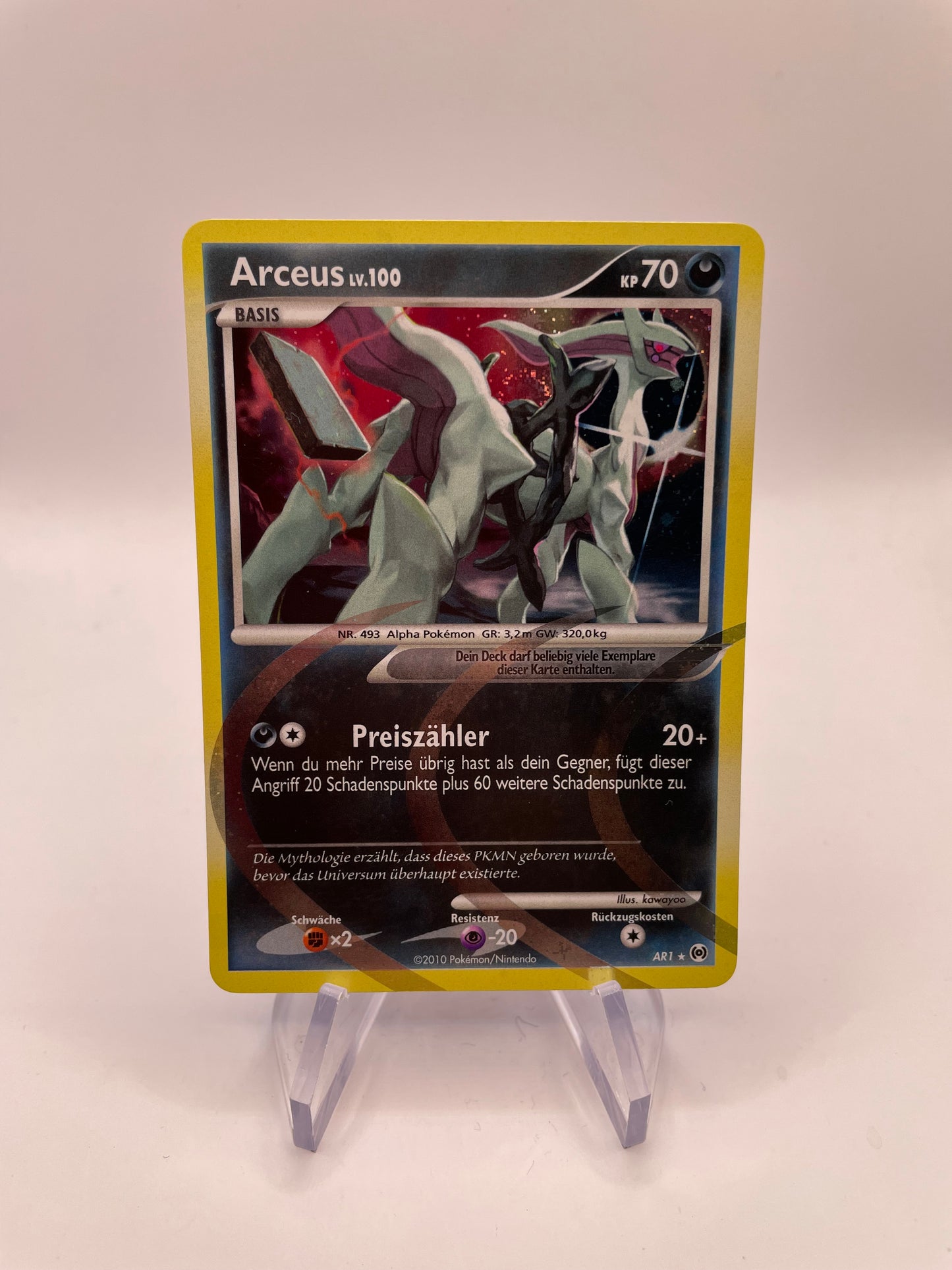 Pokemon Karte Holo Arceus AR1 Deutsch