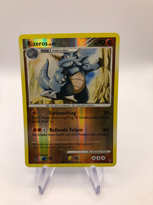 Pokemon Karte Revers Rizeros 80/147 Deutsch