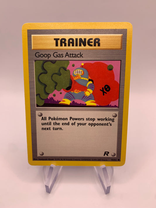 Pokemon Karte Trainer Goop Gas Attack 78/82 Rocket Englisch