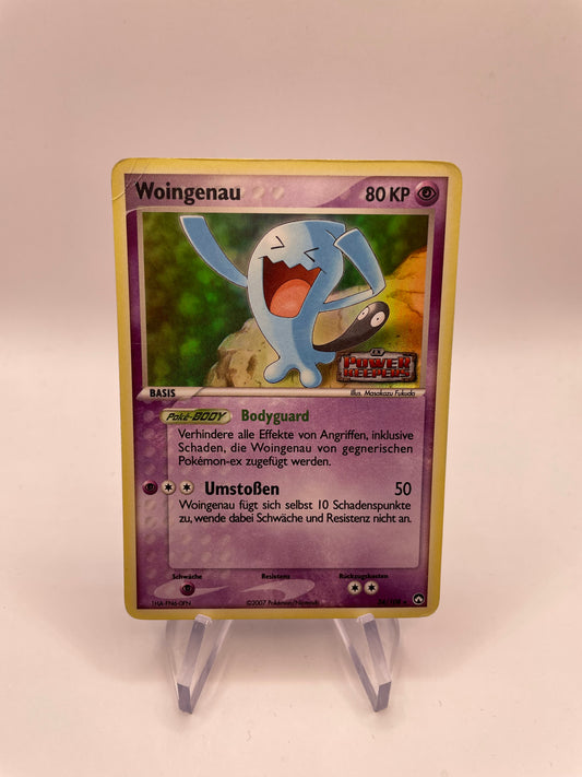 Pokemon Karte Stamp Woingenau 24/108 Deutsch