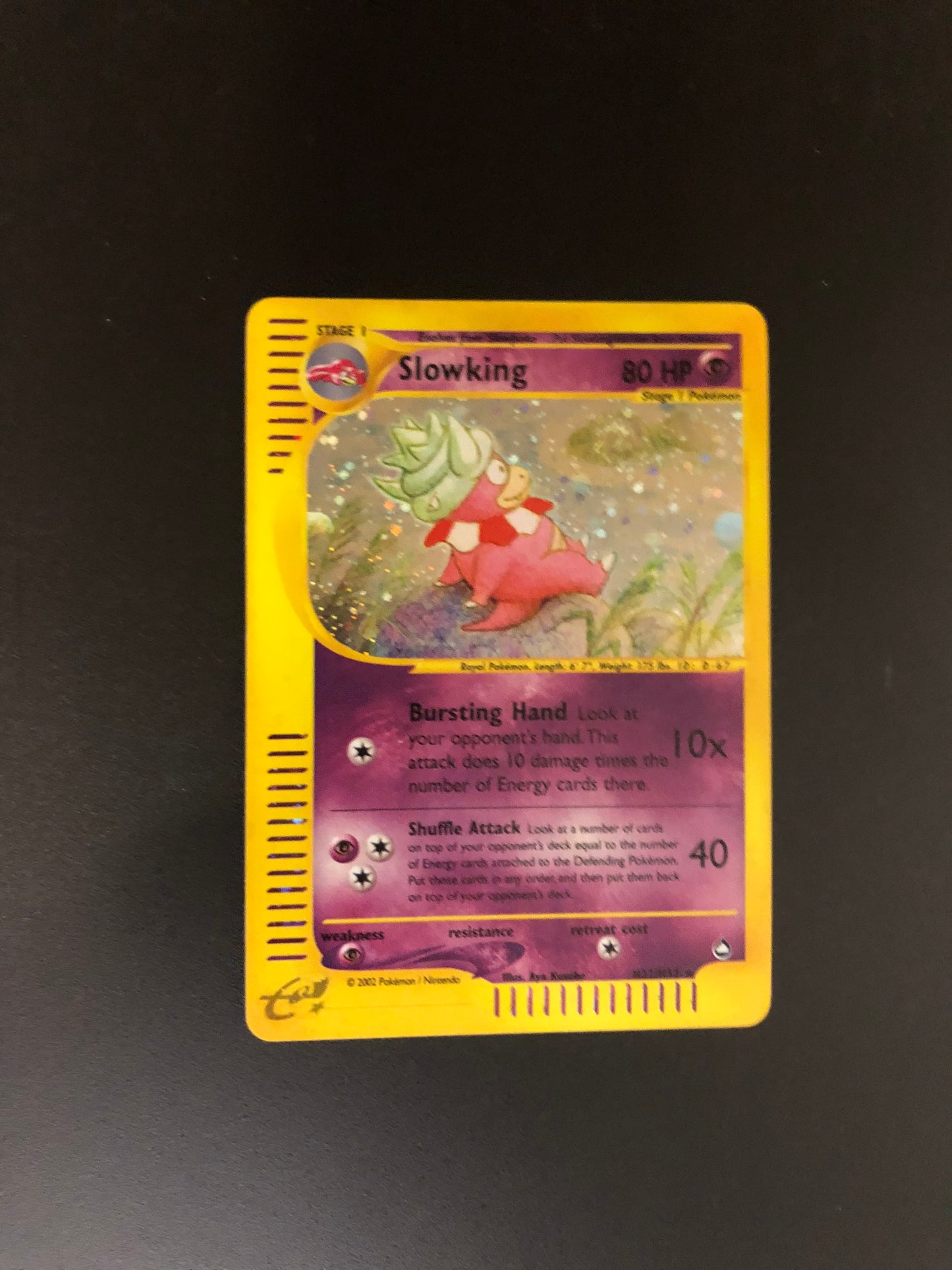 Pokemon Karte E-Series Laschoking H22/H32 Englisch