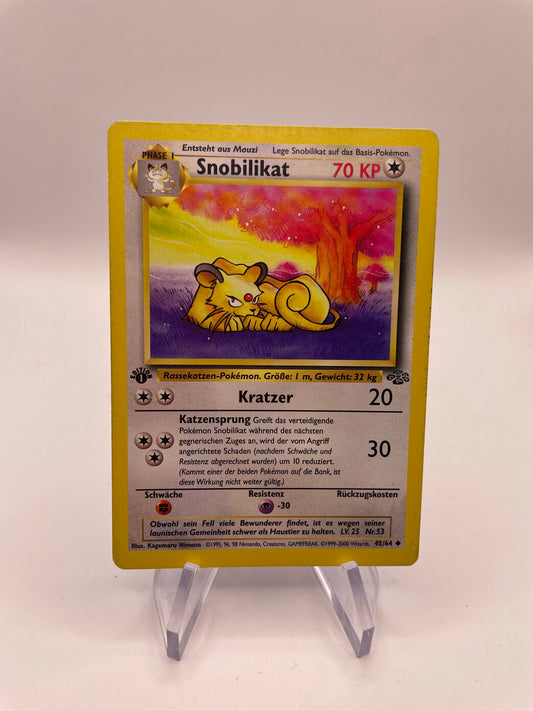 Pokemon Karte Jungel Snobilikat 42/64 Deutsch