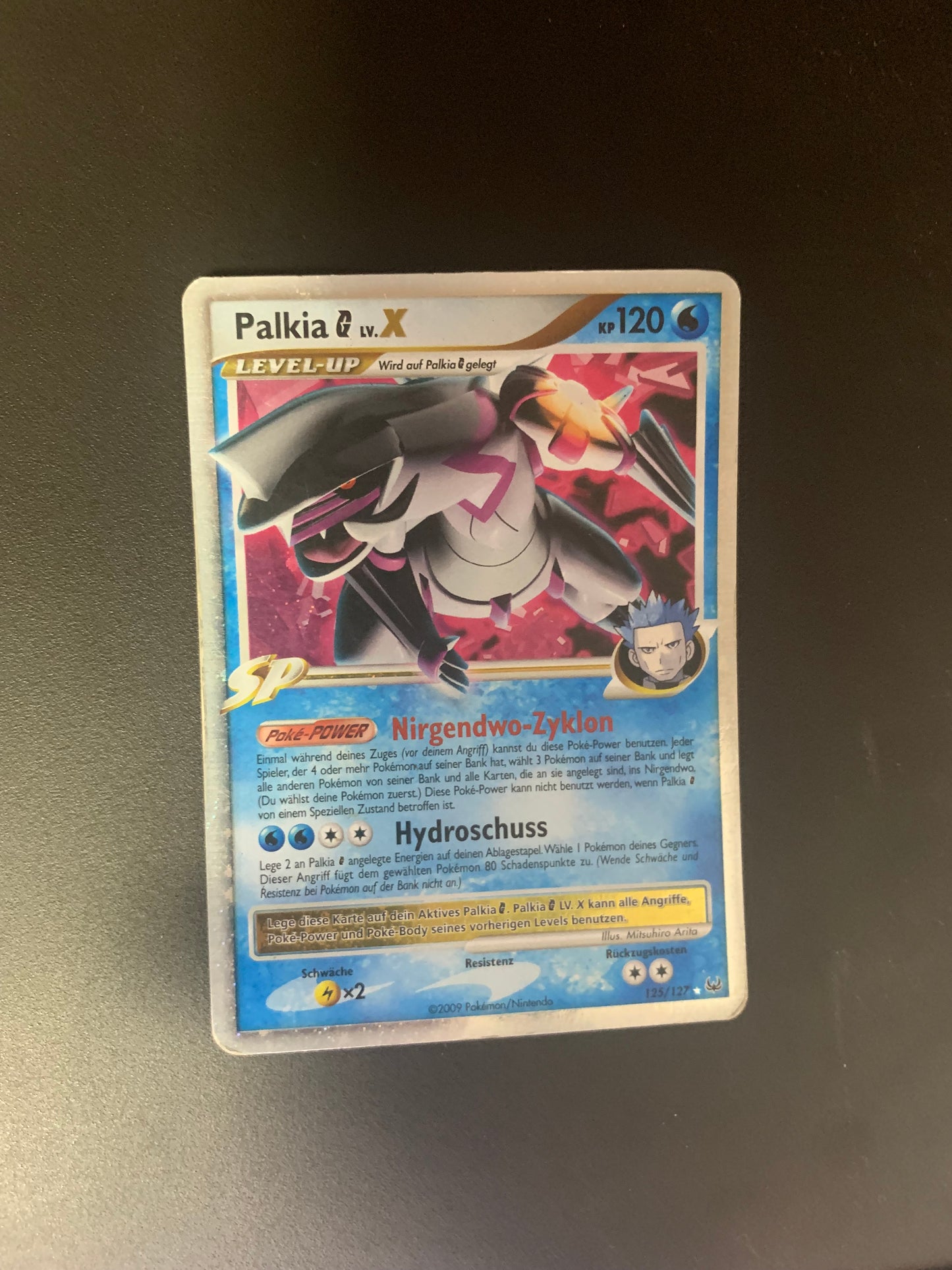 Pokemon Karte Lv.X Palkia 125/127 Deutsch