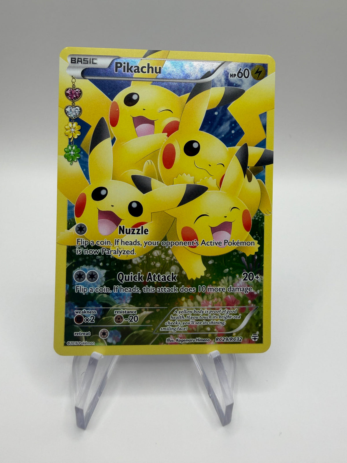 Pokemon Karte Alt Art Pikachu RC29/RC32 Englisch