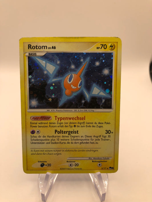 Pokemon Karte Holo Rotom 5/17 Deutsch