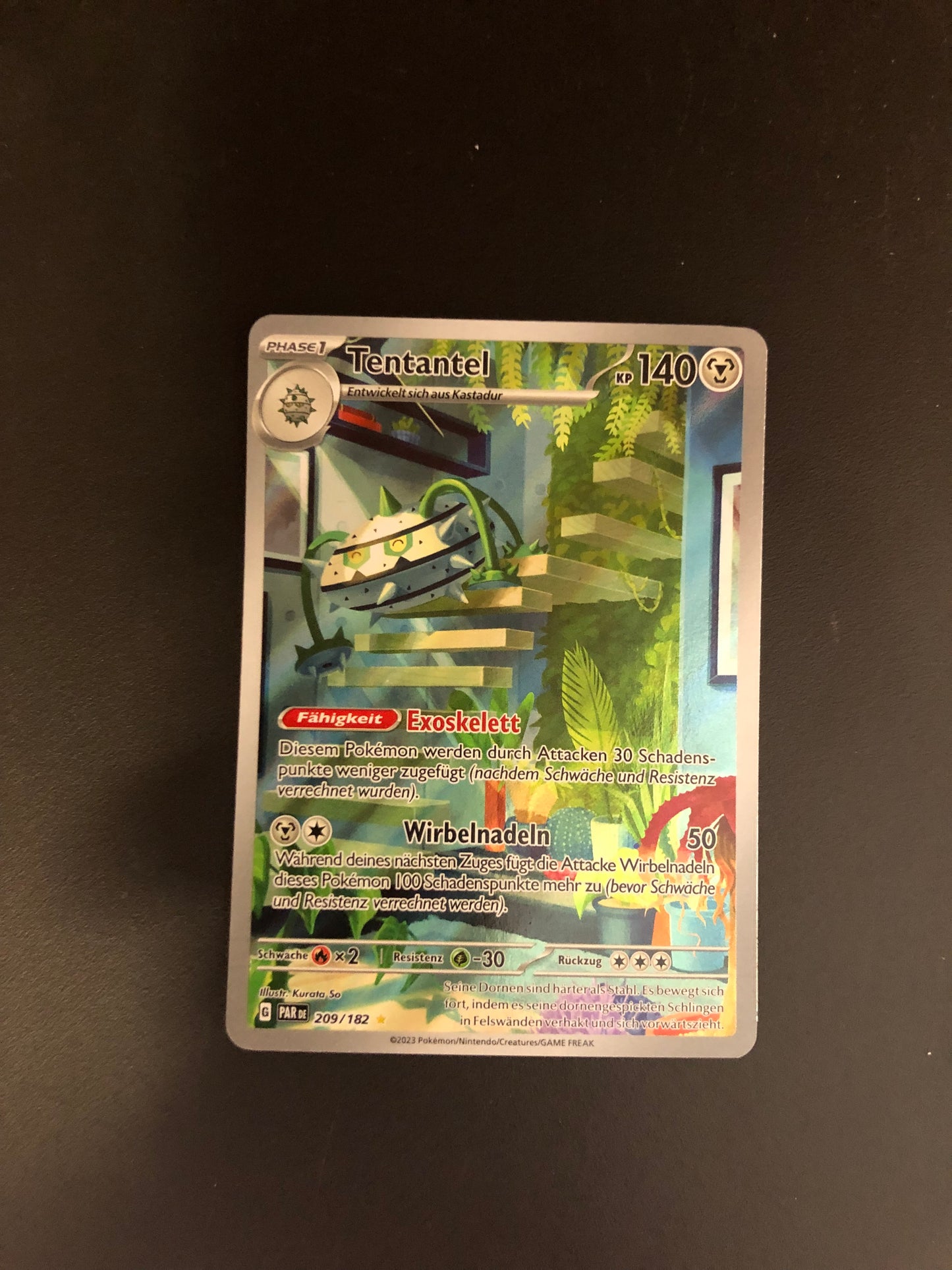 Pokemon Karten Art-Rare Tentantel 209/182 Deutsch
