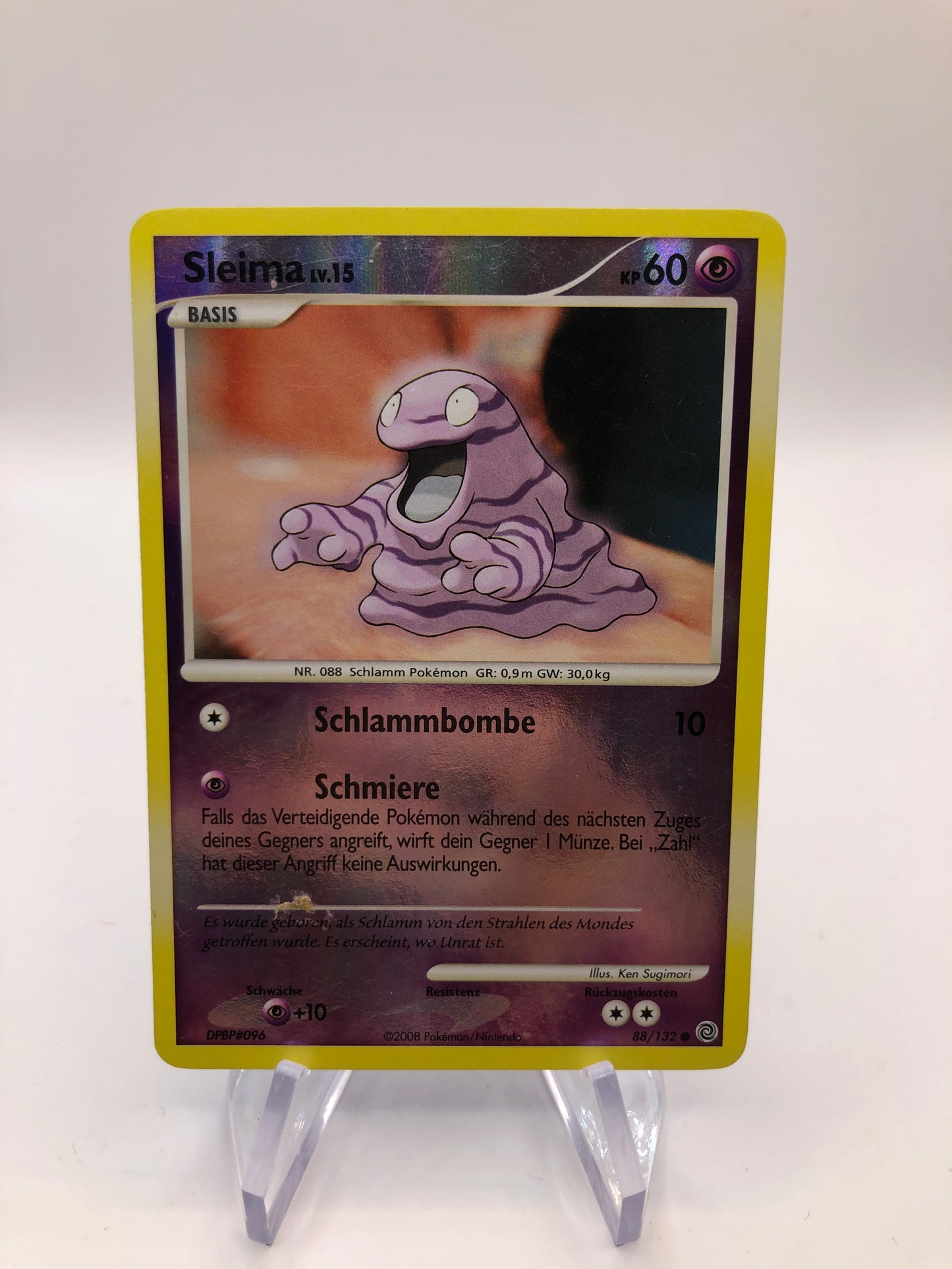 Pokemon Karte Revers Sleima 88/132  Deutsch