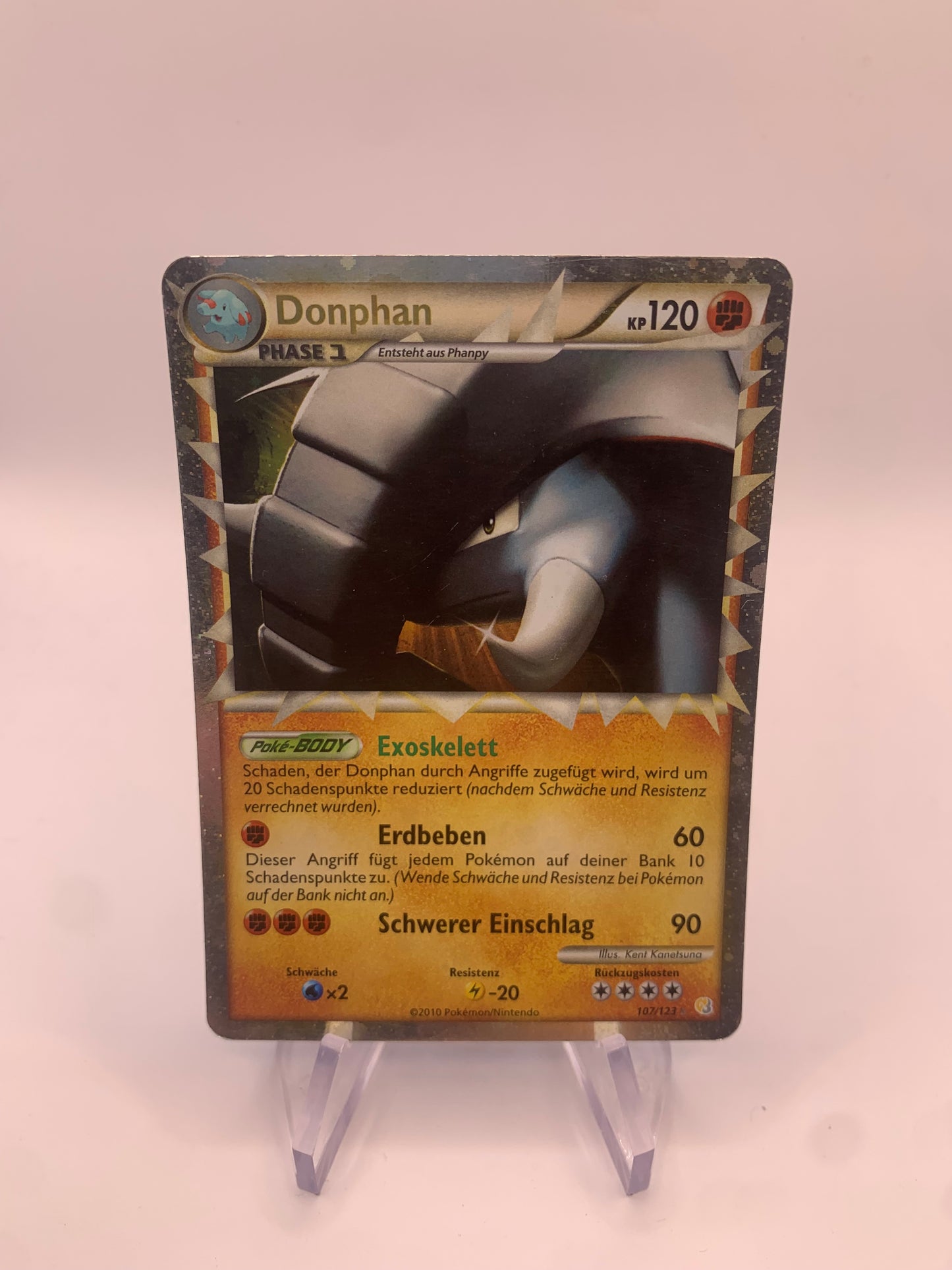 Pokemon Karte Prime Donphan 107/123 Deutsch