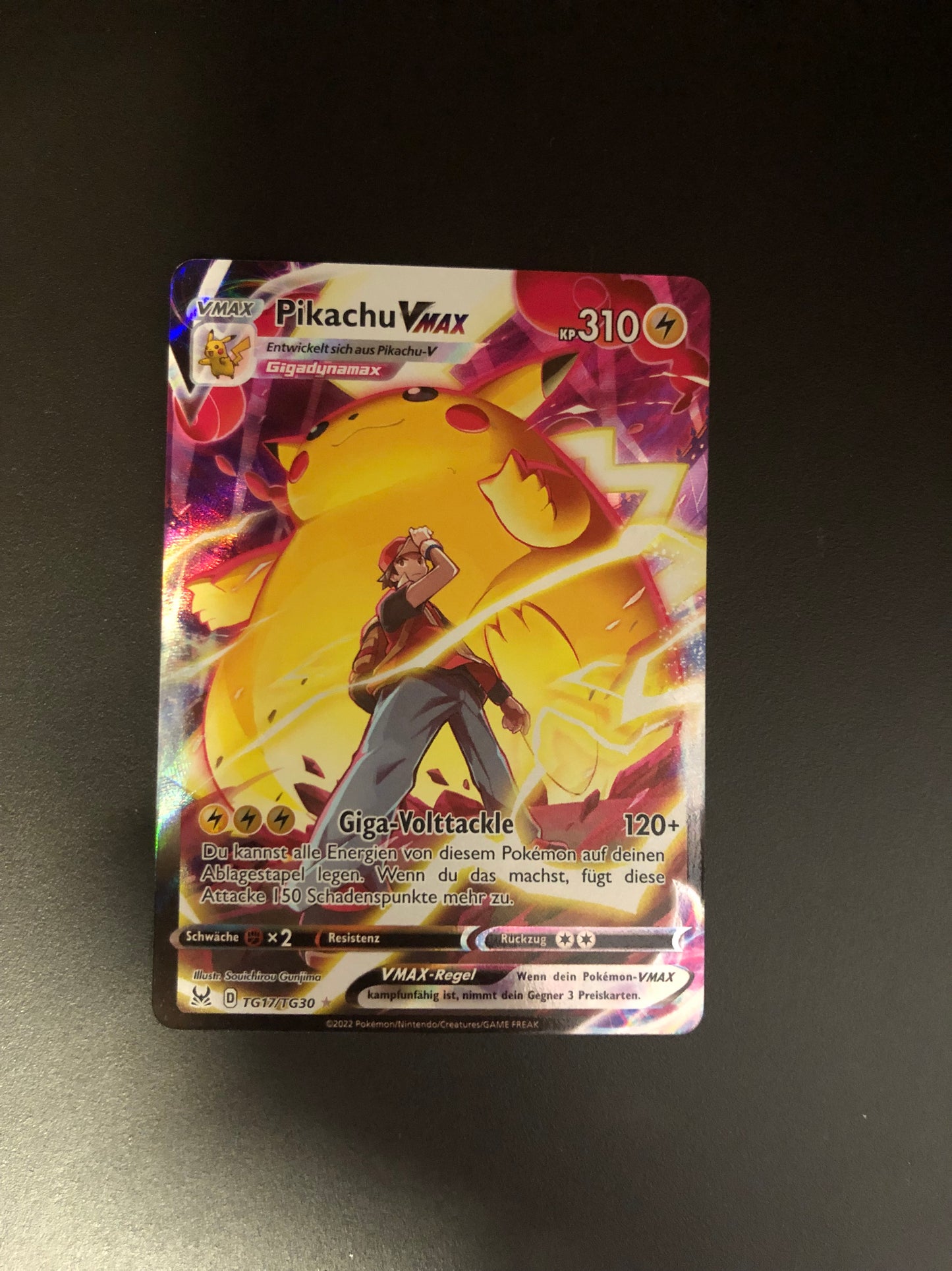 Pokemon Karte Vmax Pikachu TG17/TG30 Deutsch