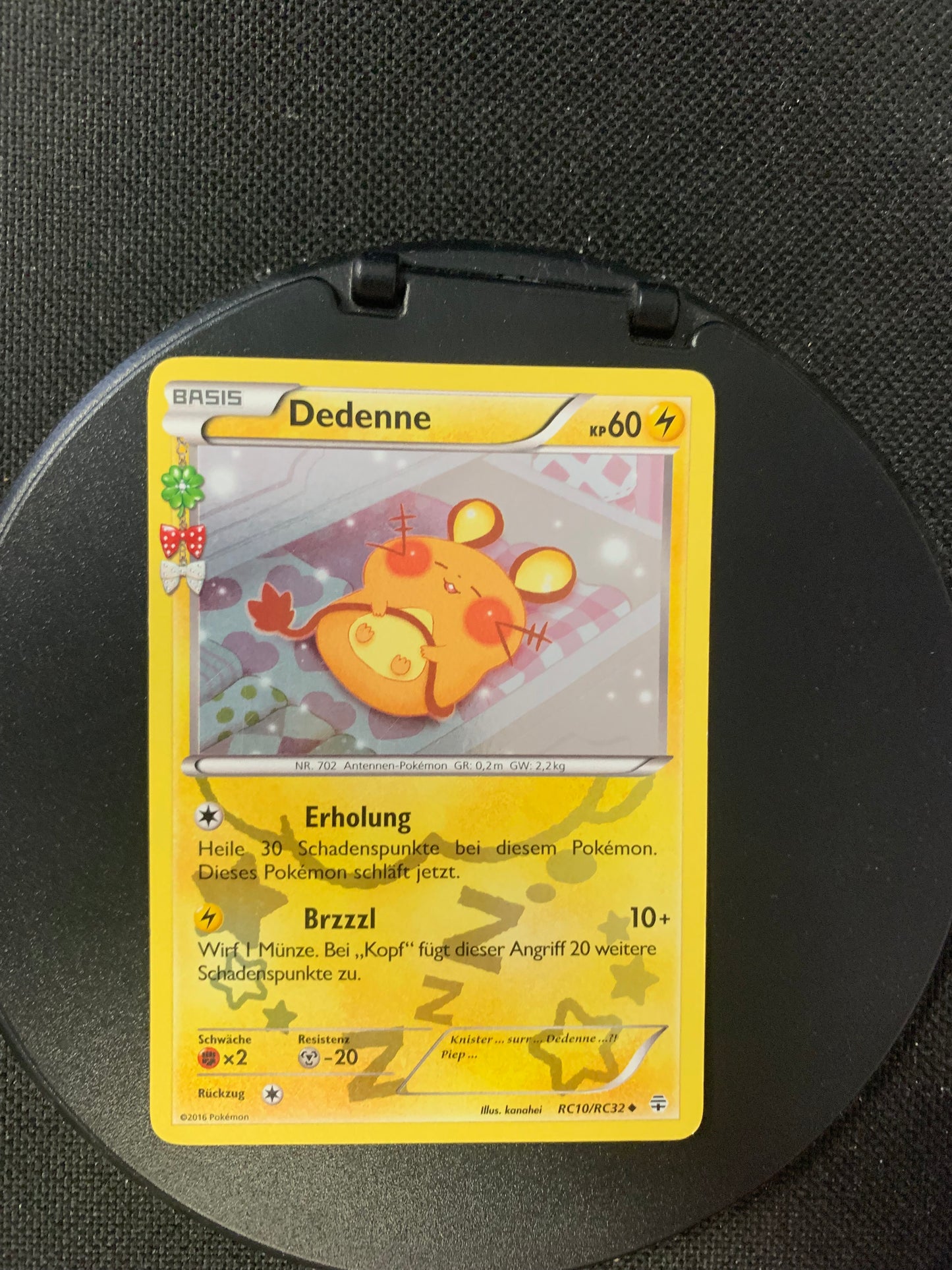 Pokemon Karte Holo Dedenne RC10/RC32 Deutsch