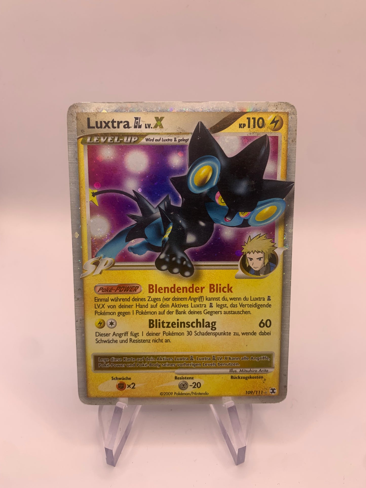 Pokemon Karte Lv.X Luxtra 109/111 Deutsch