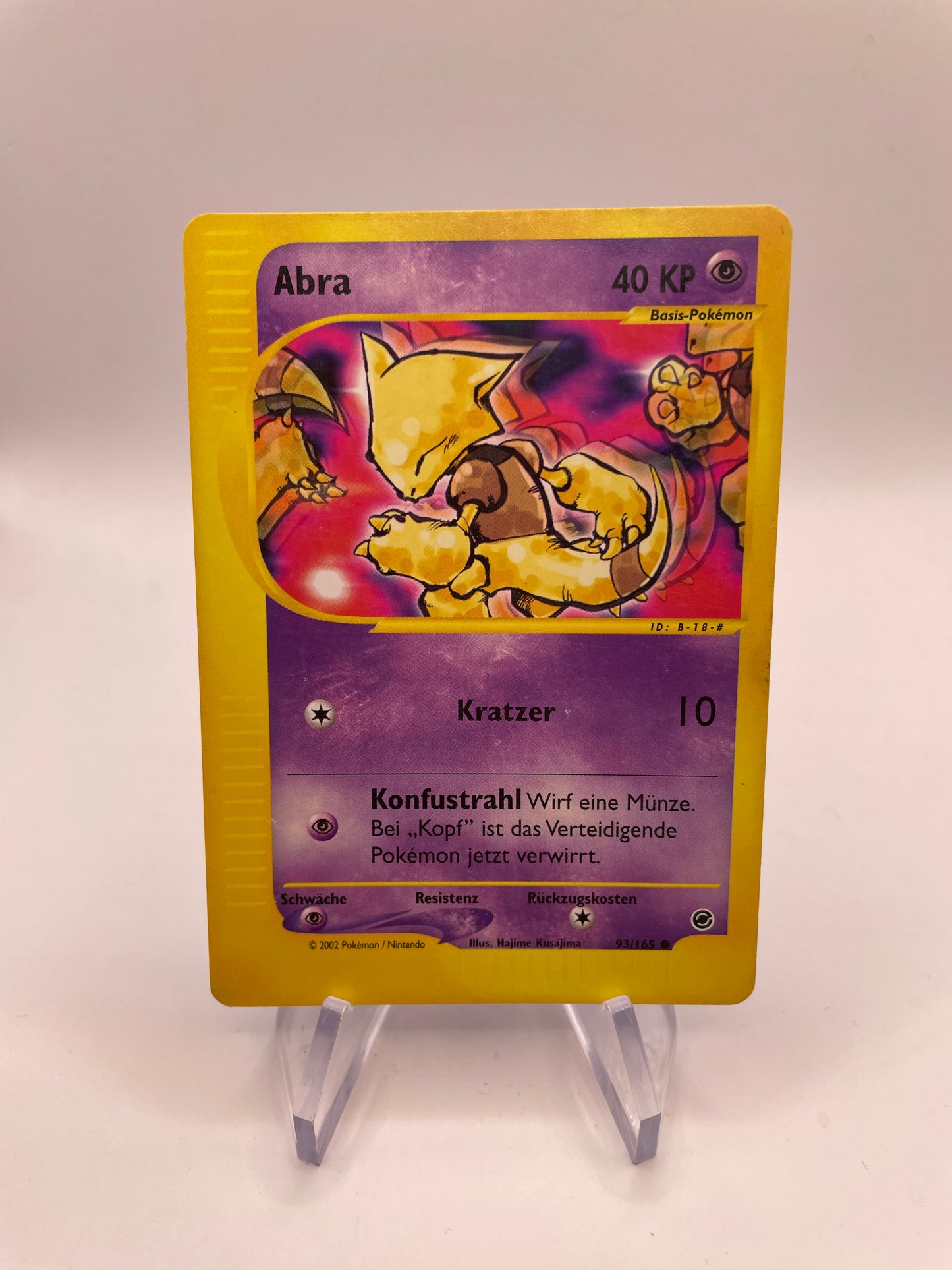 Pokemon Karte E-Series Abra 93/165 Deutsch