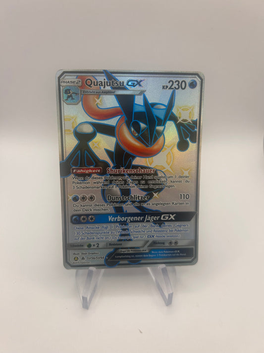 Pokemon Karte Shiny Gx Quajutsu SV56/SV94 Deutsch