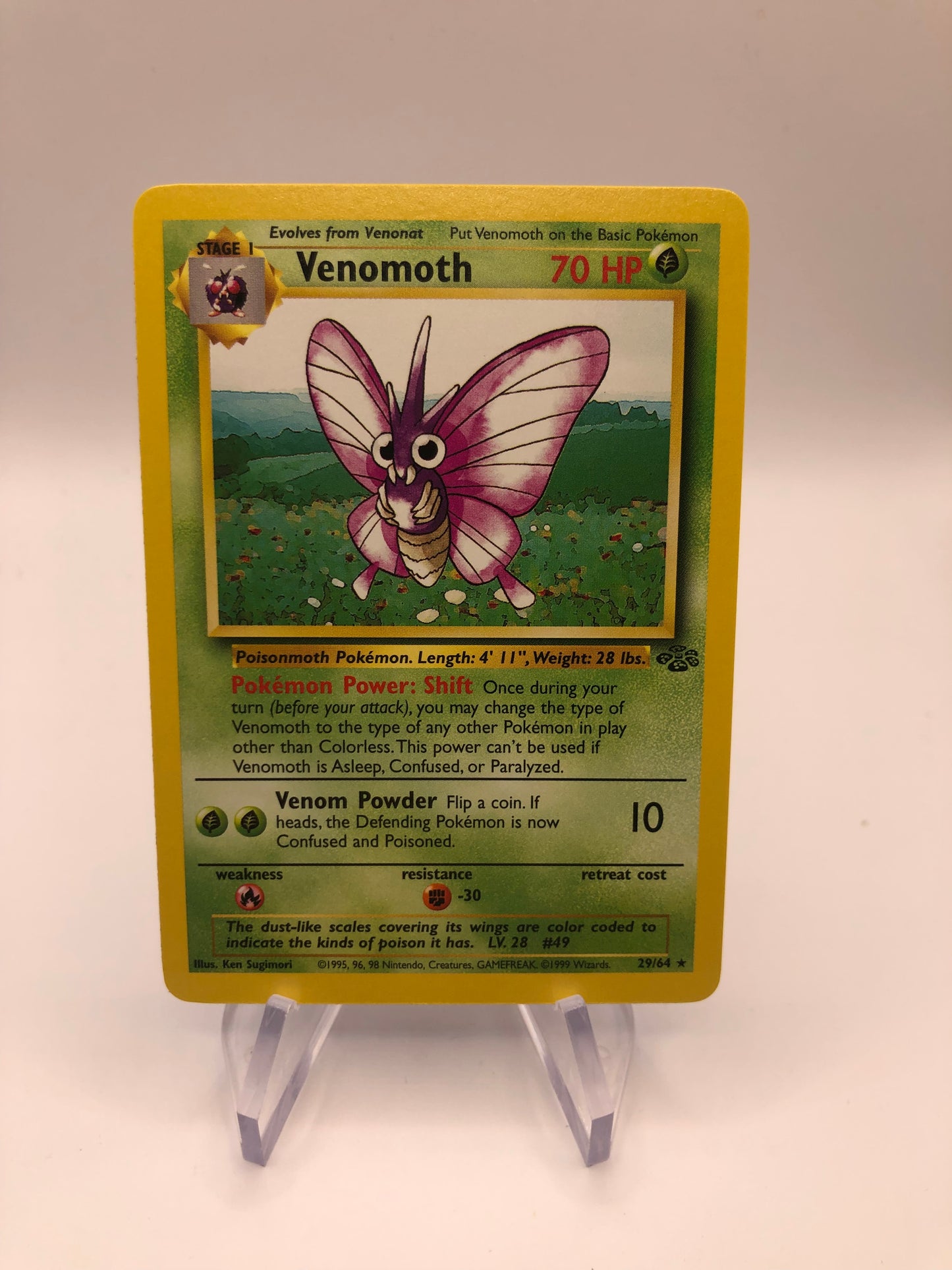 Pokemon Karte Dschungel Omot 29/64 Englisch