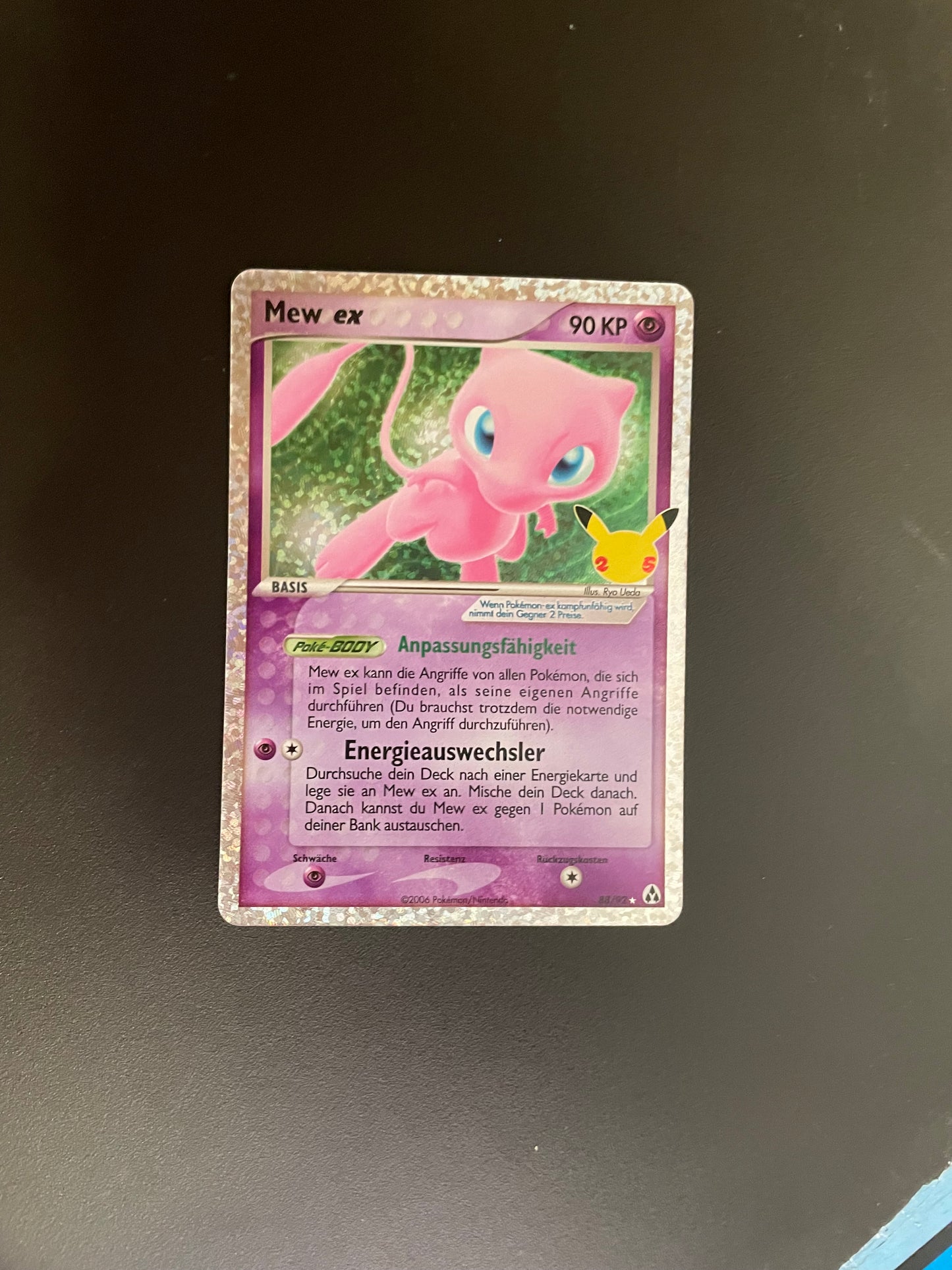 Pokemon Karte EX Celebration Mew 88/92 Deutsch
