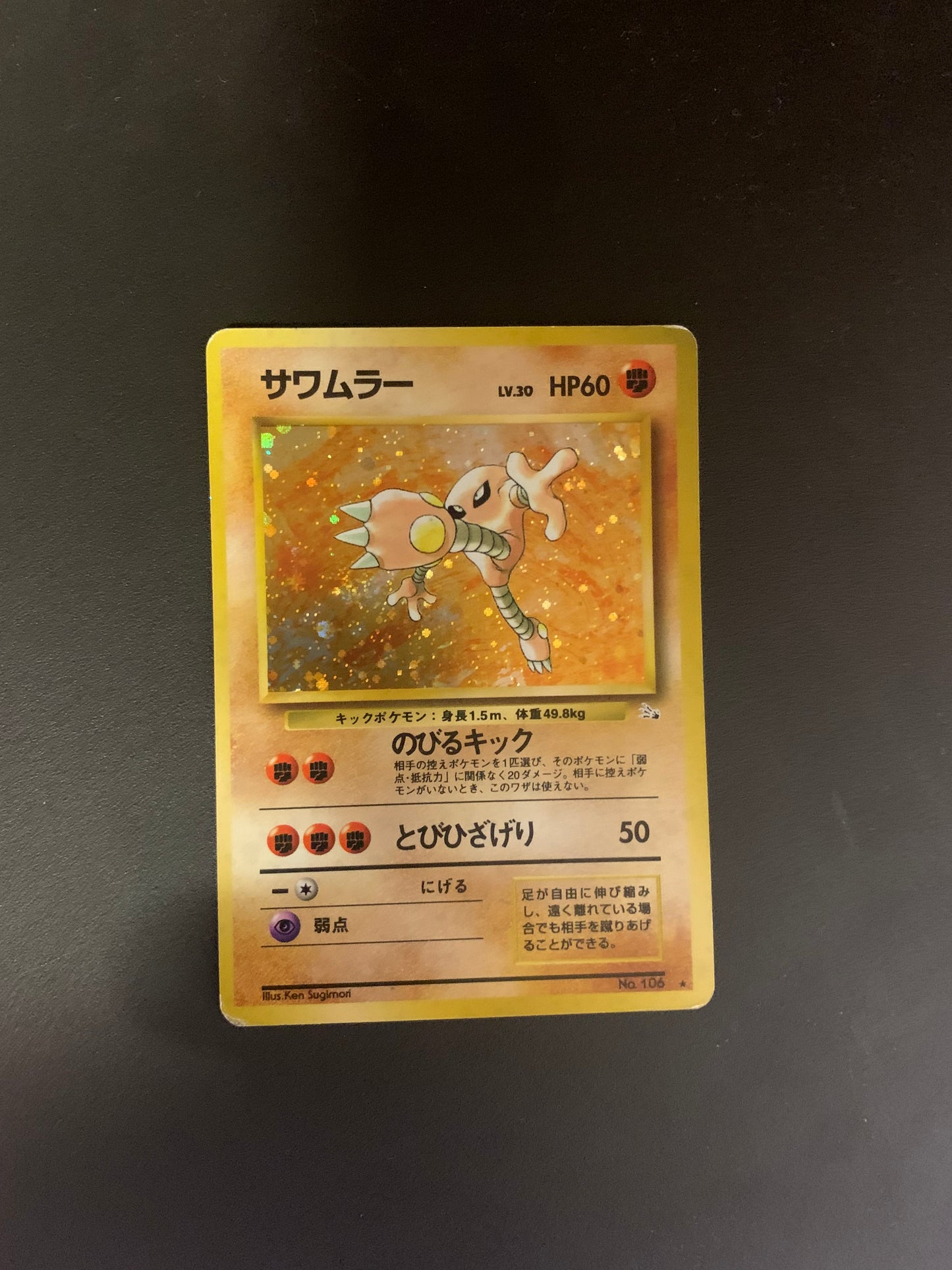 Pokemon Karte Holo Kicklee No.106 Japanische